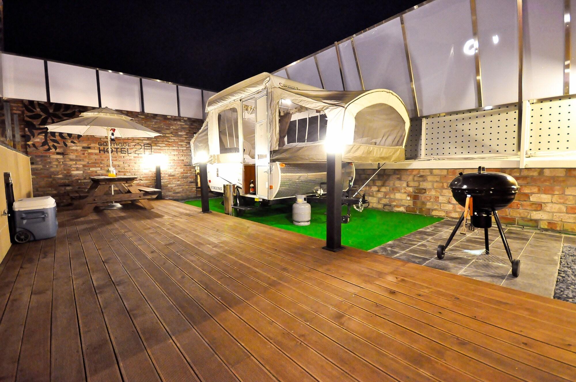 February Hotel Apsan Daegu Eksteriør billede